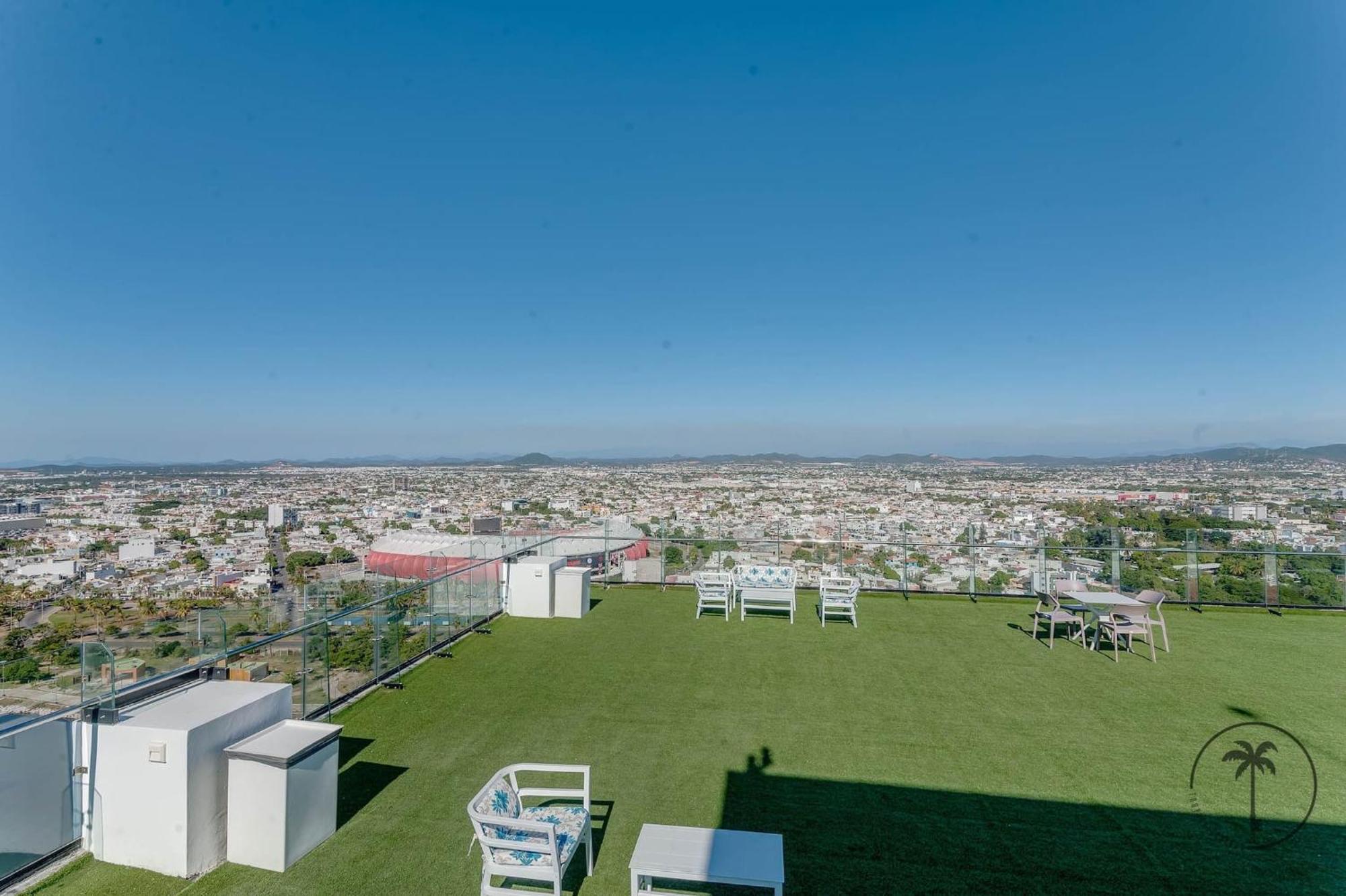 Terraza Con Vista Al Mar Y A Atardeceres Apartamento Mazatlán Exterior foto