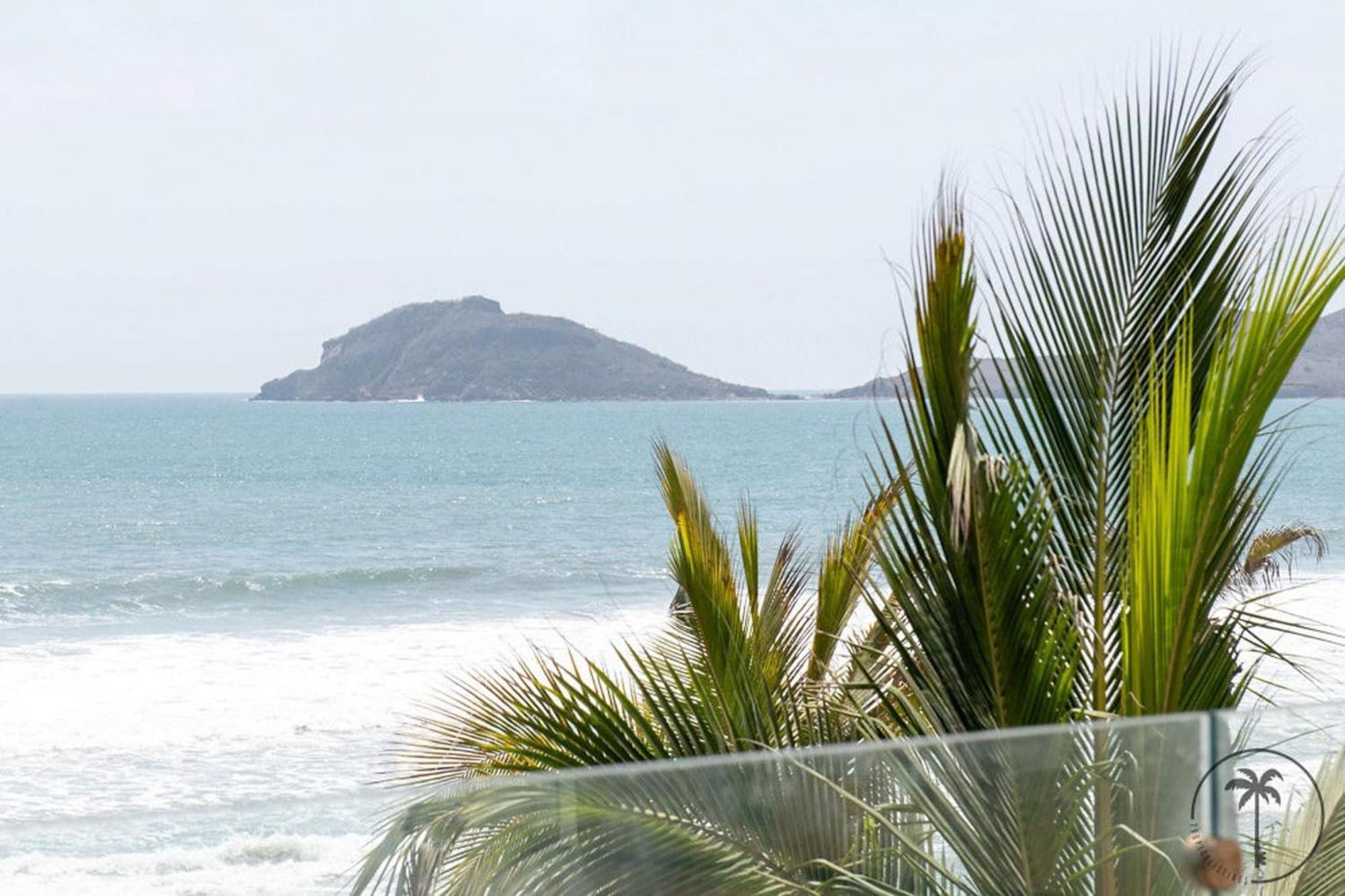 Terraza Con Vista Al Mar Y A Atardeceres Apartamento Mazatlán Exterior foto